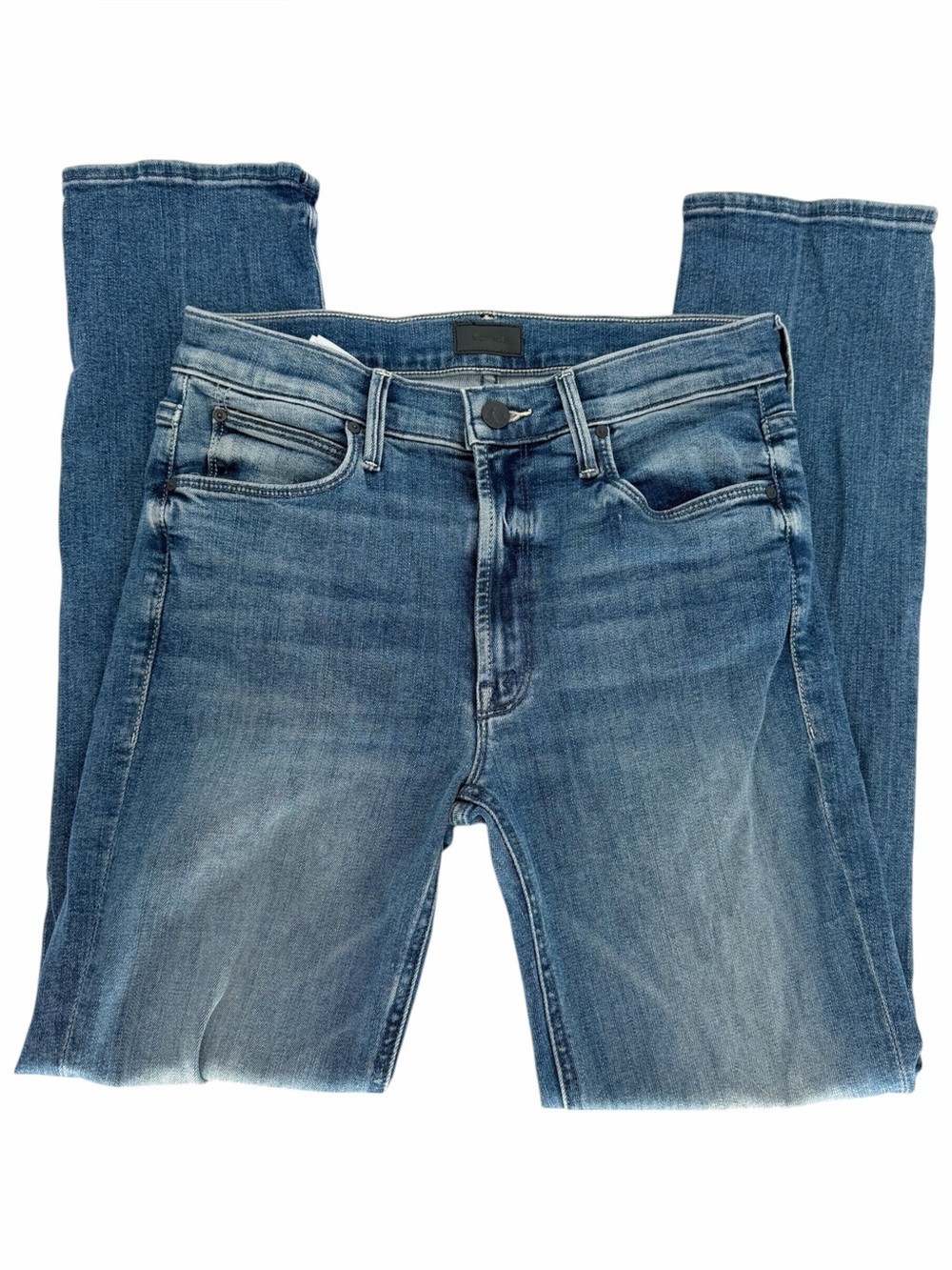 MOTHER The Mid Rise Dazzler Ankle Jeans We The Animals Blue Women's - Size 26 - Picture 2 of 12